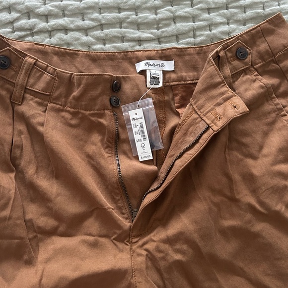 NWT Madewell Harlow brown wide leg trousers - Picture 4 of 7